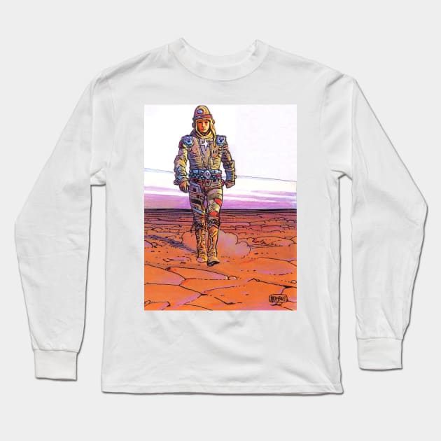 Jean Giraud - moebius Long Sleeve T-Shirt by QualityArtFirst